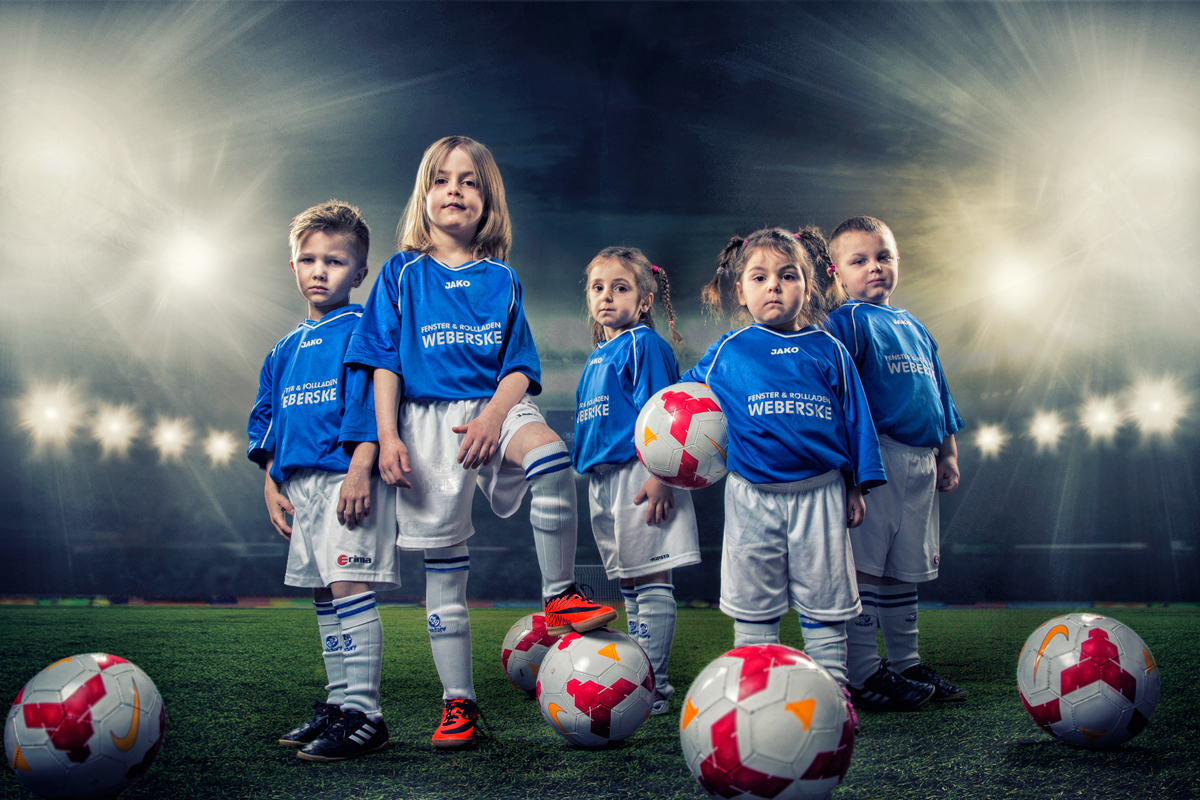 Bambinis - Fußball - Sportfotografiie